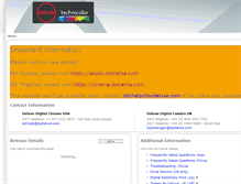 Tablet Screenshot of digitalcinema.bydeluxe.com